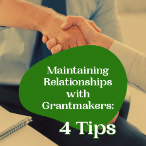 relationships with grantmakers